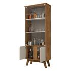 Cristaleira Com Vidros E 4 Portas Retrô 70cm Multimóveis Cr50