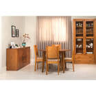 Cristaleira De Madeira Alta Euro - Nozes - Meu Móvel De Madei