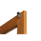 Cristaleira De Madeira Alta Euro - Nozes - Meu Móvel De Madei