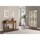 Cristaleira De Madeira Maciça 2 Portas Off White