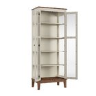 Cristaleira De Madeira Maciça 2 Portas Off White