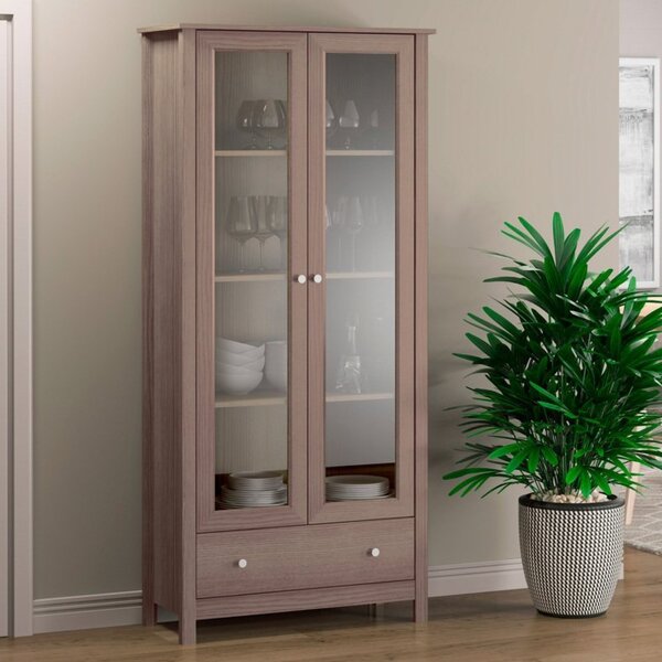 Cristaleira De Vidro 2 Portas 1 Gaveta E-954 Diamond