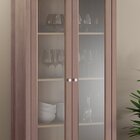 Cristaleira De Vidro 2 Portas 1 Gaveta E-954 Diamond