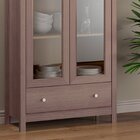 Cristaleira De Vidro 2 Portas 1 Gaveta E-954 Diamond