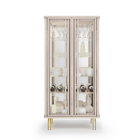 Cristaleira De Vidro Com Espelho E Led Lucie H01 - D'rossi -