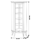 Cristaleira Decorativa Com Nicho Sala De Estar Bragi Canto Ma