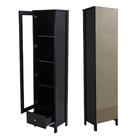 Cristaleira Ditália 1pt Com Trava Invisível E-962