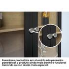 Cristaleira Ditália 2pt Com Trava Invisível E-957