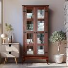 Cristaleira Duas Portas Madeira Maciça Rústica D113 Shop Jm