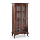 Cristaleira Duas Portas Madeira Maciça Rústica D113 Shop Jm