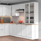 Cristaleira Dupla 4 Portas Com Vidro Unna Yescasa Branco