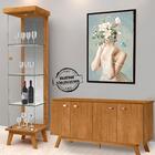 Cristaleira E Aparador Para Sala C1637x1225 Nature Tebar