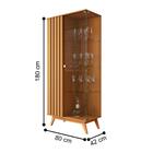 Cristaleira E Buffet Com Porta Ripada Natales Nature