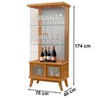 Cristaleira E Buffet Sala 3 Portas 1639x1265 Nature Tebar