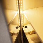 Cristaleira Em Mdf Para Sala De Janta 70cm Atena Jequitibá/of