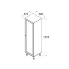 Cristaleira Estante Para Livros Ditália 1 Porta Vidro E-963