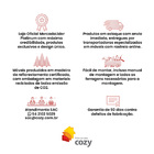 Cristaleira Estante Para Livros Ditália 2 Portas Vidro E-957