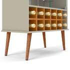 Cristaleira Estela 2 Pt Off White E Cinamomo