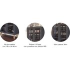 Cristaleira Filó Chumbo Cimol Chumbo