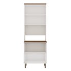 Cristaleira Forno 800 Branco/ébano