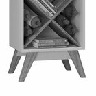 Cristaleira Graça Jcm Móveis 1 Porta 44cmx158cm Freijó/off Fr