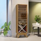 Cristaleira Graça Jcm Móveis Freijó/off