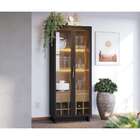 Cristaleira Guanabara 2 Pt Preto E Noce