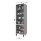 Cristaleira Henn 4 Portas 70cm Belize C515