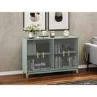 Cristaleira Horizontal 4 Portas 120cm Legno Oliva