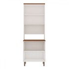 Cristaleira Iluminata 100% Mdf Com 2 Portas De Vidro E Espaço