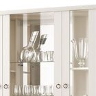 Cristaleira Imperatriz Off White - Edn Móveis