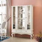 Cristaleira Imperatriz Off White - Edn Móveis