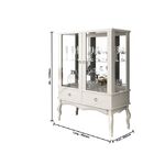 Cristaleira Imperatriz Off White - Edn Móveis