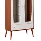 Cristaleira Liv 2 Pt 1 Gv Off-white E Natural