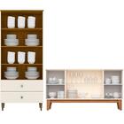 Cristaleira Liz E Buffet Eiffel Para Sala Henn