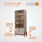 Cristaleira Lizz  Off White/cedro