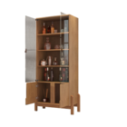 Cristaleira Lizz Cedro - Casa D Móveis