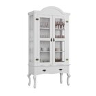 Cristaleira Luis Xv Alta Branco