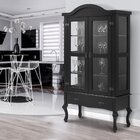 Cristaleira Luis Xv Alta Preto