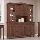 Cristaleira Madeira Maciça 8 Portas 169 Cm 8963 Milani Store