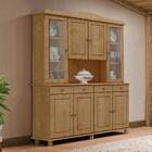 Cristaleira Madeira Maciça 8 Portas 169 Cm 8963 Milani Store