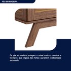 Cristaleira Madeira Maciça Pinus Com Hdf Porta De Vidro Retrô