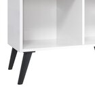 Cristaleira Modular 2 Portas Pés Palito Prisma Yescasa Branco