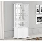 Cristaleira Monalisa 04 Portas Branco Acetinado G29 - Imcal