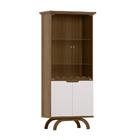 Cristaleira Mykonos Imbuia Off White