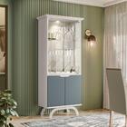 Cristaleira Mykonos Off White Cinza