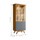 Cristaleira Mykonos Ype Cinza