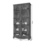 Cristaleira New York Amadeirado