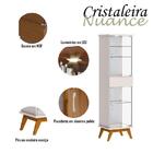 Cristaleira Nuance 2 Pt 1 Gv Off White 48 Cm