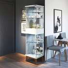 Cristaleira Nuance Branco Acetinado